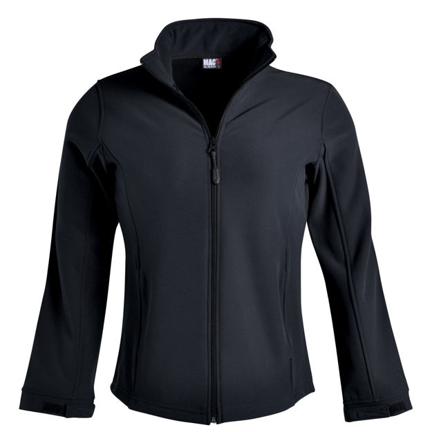 Picture of Ladies Classic Soft Shell Jacket Black