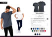 Image sur T-Shirt Col ras-du-cou