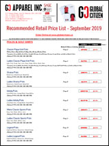 Click to download our latest price list.